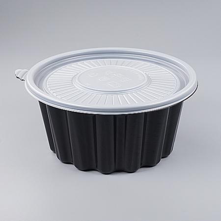 [오늘도착] [COM]  냉면용기 195파이 (흑색_대) 200개세트 (합포장)