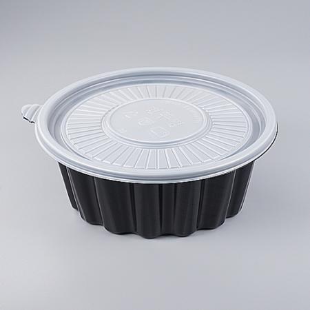 [오늘도착] [COM] 냉면용기 195파이 (흑색_소) 200개세트 (합포장)