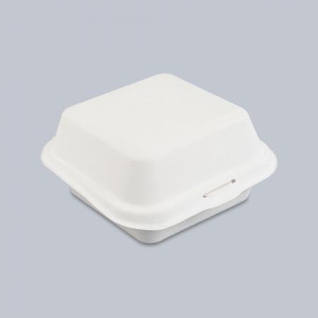 [오늘도착] 펄프 햄버거용기 CN B-003 백색 500개