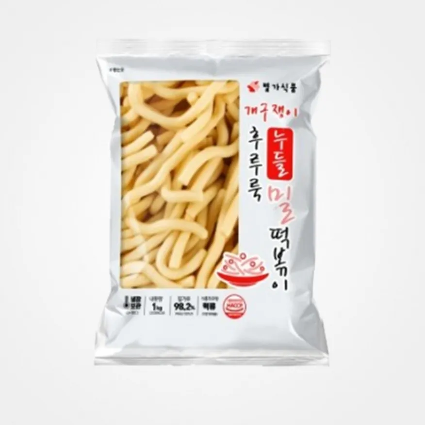 ❤️초특가❤️별가식품 후루룩 누들떡볶이떡 1kg/EA 이미지