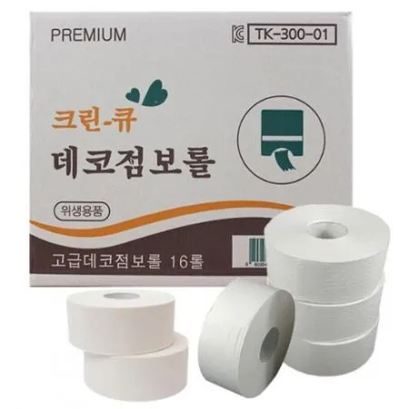 데코2겹 엠보싱 점보롤 16롤