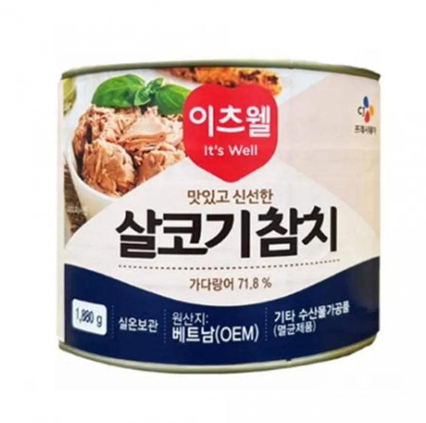 CJ 이츠웰 살코기 참치 1,880g 이미지