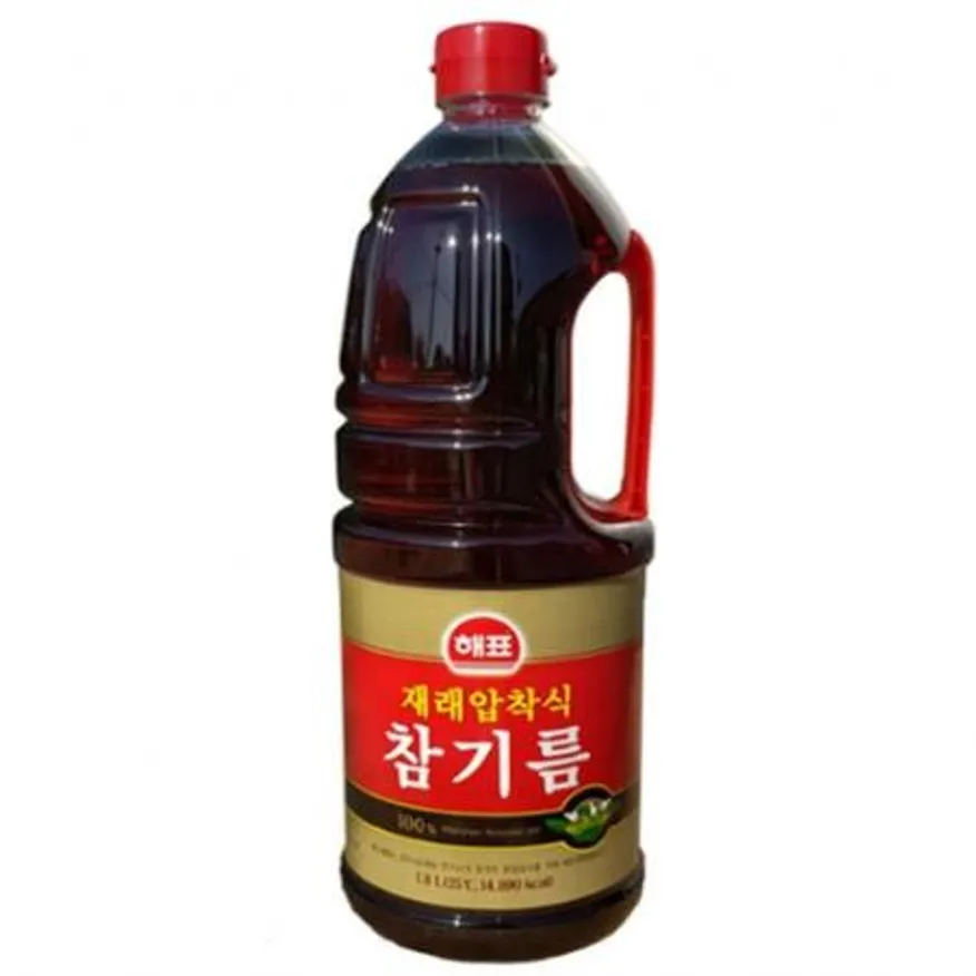 사조해표 재래압착식 참기름 100% 1.8L 이미지