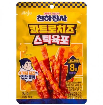 진주햄 콰트로치즈 스틱육포30g