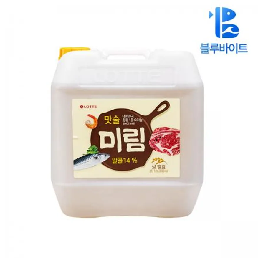 롯데 미림 맛술 요리용 대용량 업소용 18L, 1개 이미지