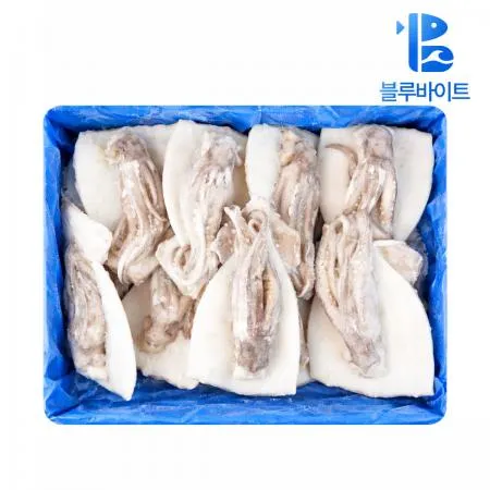 냉동 할복오징어 4kg 선동 손질오징어 20/24미