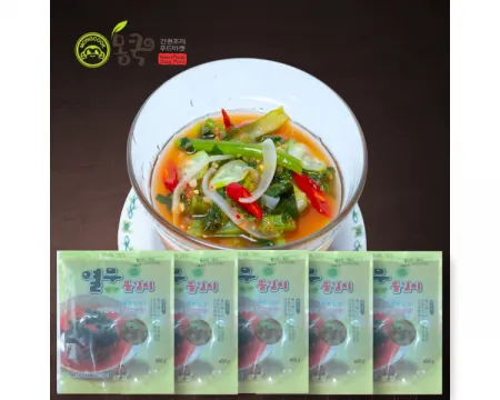 국내산 열무물김치450gx 5개 이미지