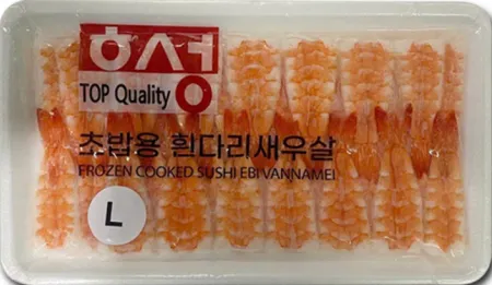 초밥용 초새우 L 30미 (자숙,탈각,포장횟감)