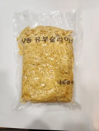 김밥용 유부슬라이스 2kg 1팩X6개 (1박스)