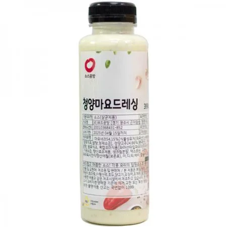 푸드공방 소스공방 청양마요  드레싱(P) (390g)