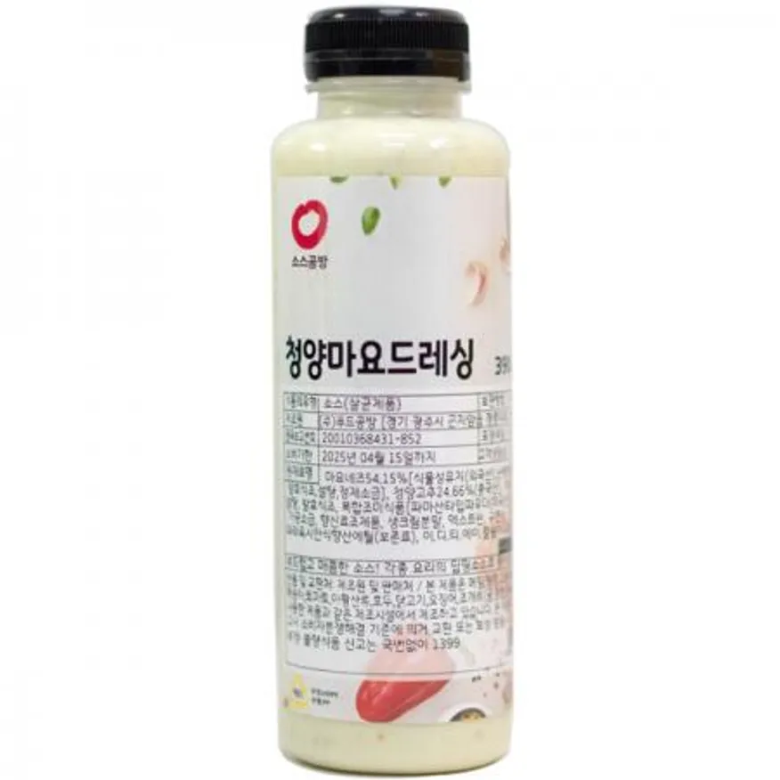 푸드공방 소스공방 청양마요 드레싱(P) (390g) 이미지