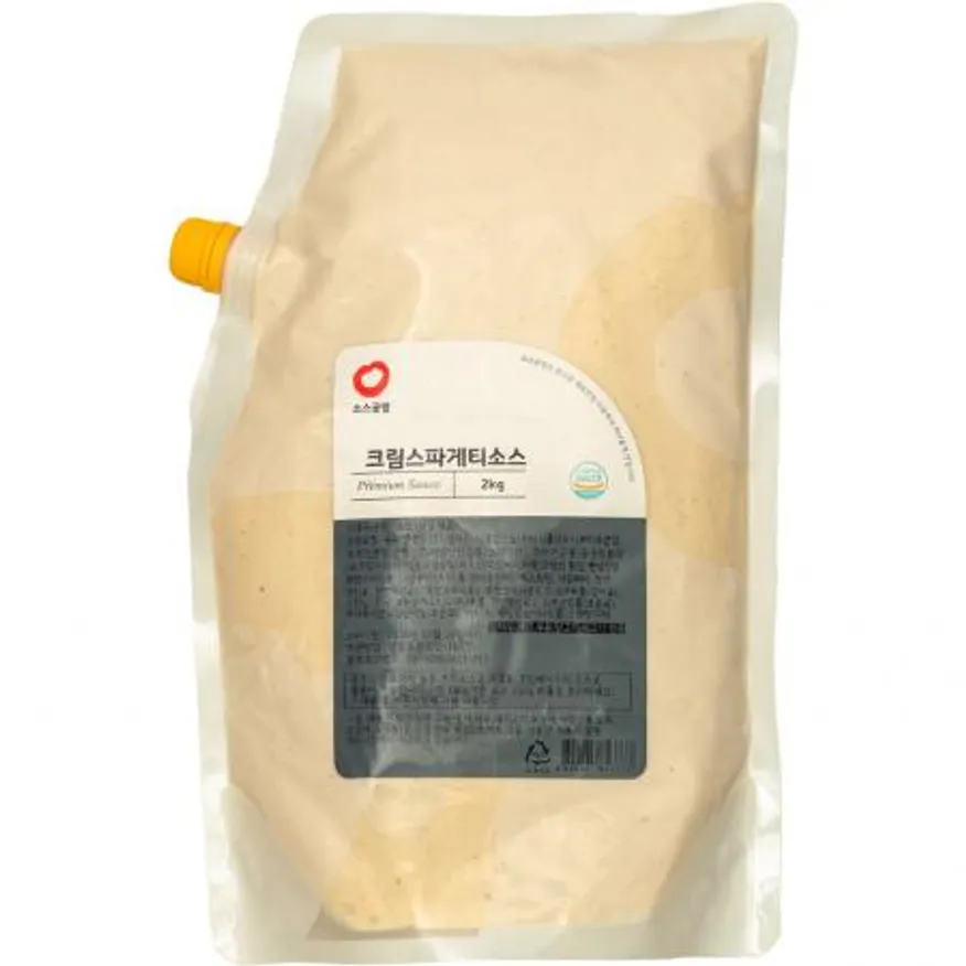 푸드공방 소스공방 크림스파게티 소스 (2kg) 이미지