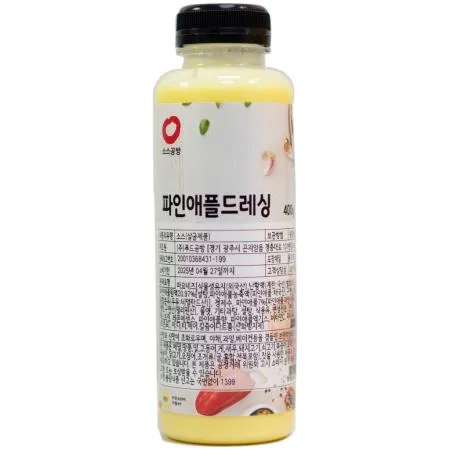 푸드공방 소스공방 파인애플  드레싱(P) (400g)