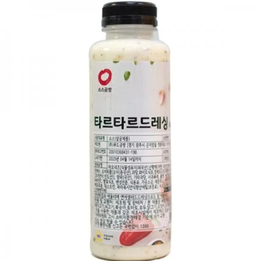 푸드공방 소스공방 타르타르 드레싱(P) (400g) 이미지