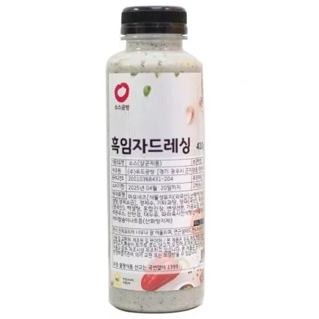 푸드공방 소스공방 흑임자  드레싱(P) (410g)