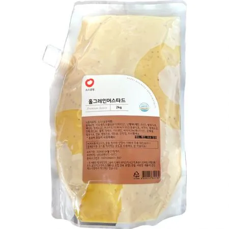 푸드공방 소스공방 홀그레인머스타드 (2kg)