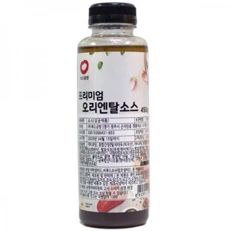푸드공방 소스공방 프리미엄 오리엔탈 소스(P) (440g)