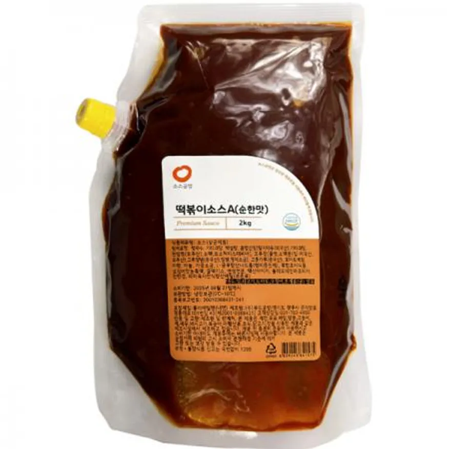 푸드공방 소스공방 떡볶이 소스A(순한맛) (2kg) 이미지