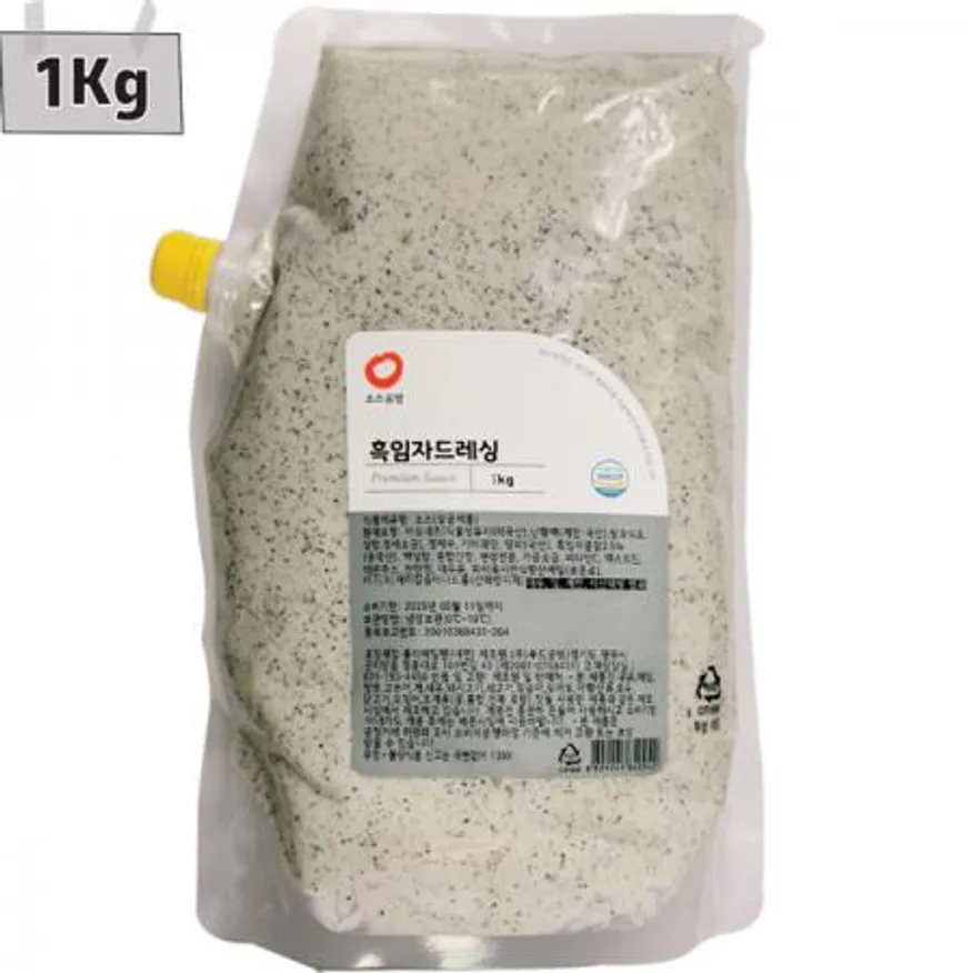 푸드공방 소스공방 흑임자 드레싱 (1Kg) 이미지