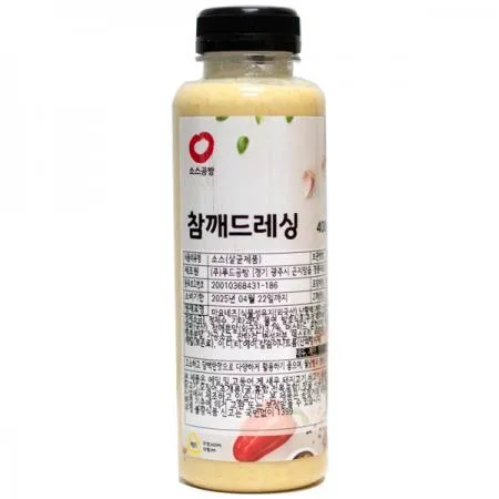 푸드공방 소스공방 참깨  드레싱(P) (400g)