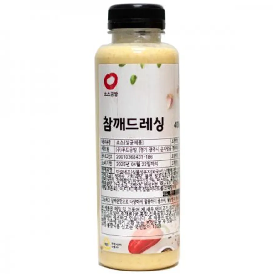 푸드공방 소스공방 참깨 드레싱(P) (400g) 이미지