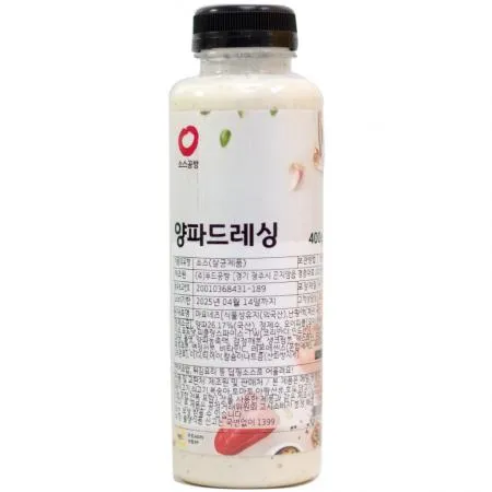 푸드공방 소스공방 양파  드레싱(P) (400g)