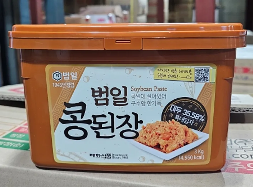 범일 콩된장 3kg(4개 1Box) 이미지