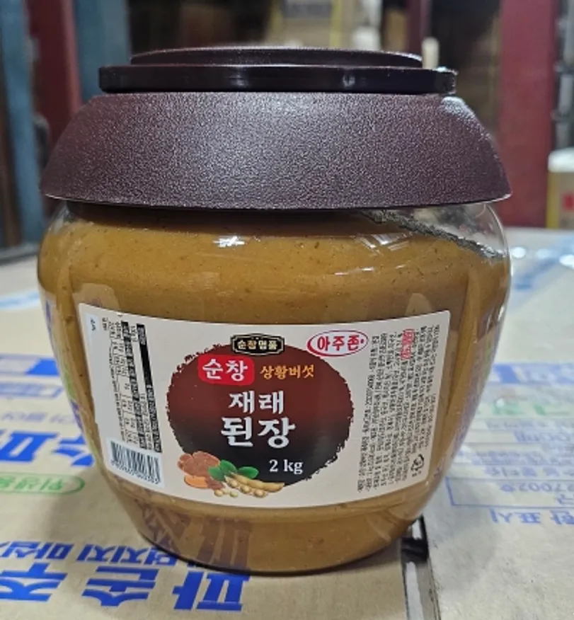 순창 아주존 상황버섯 재래된장 2kg(6개 1Box) 이미지
