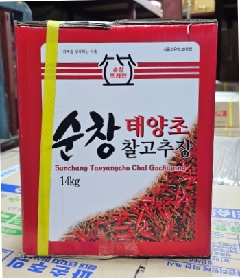 순창 뜨레안 태양초 찰고추장 14kg
