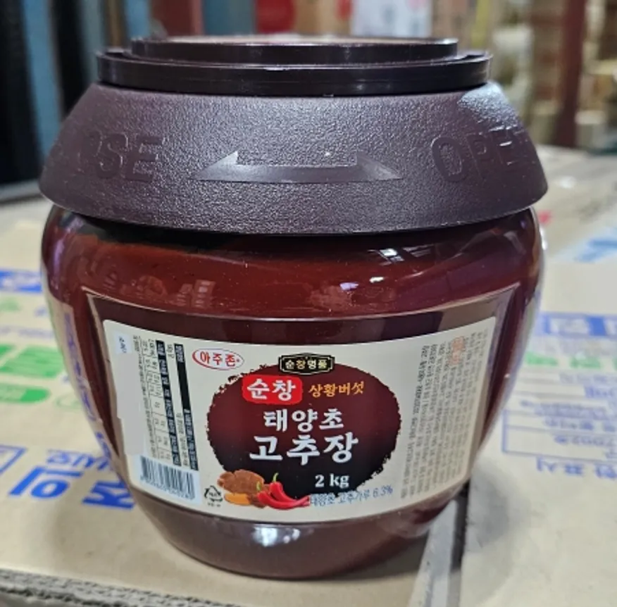 순창 아주존 상황버섯 태양초고추장 2kg(6개 1Box) 이미지