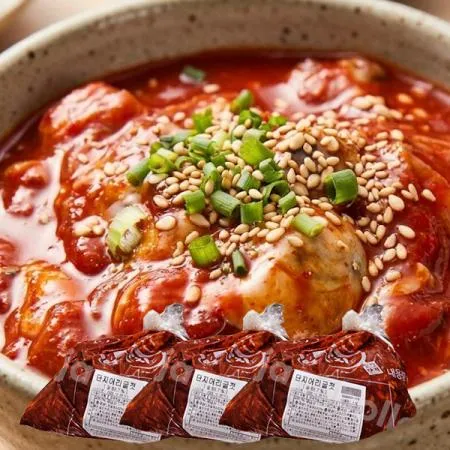 반찬단지 어리굴젓 4kg 3개 업소용 식당용 굴젓 벌크