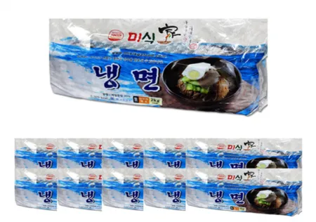  미식가 평양냉면 2kg 1박스 10개입 업소용 평양냉면사리