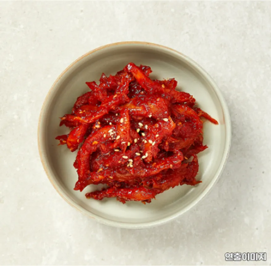 ❤️무료배송❤️ 반찬단지 명태회무침 10kg 업소용 명태회무침 벌크 이미지