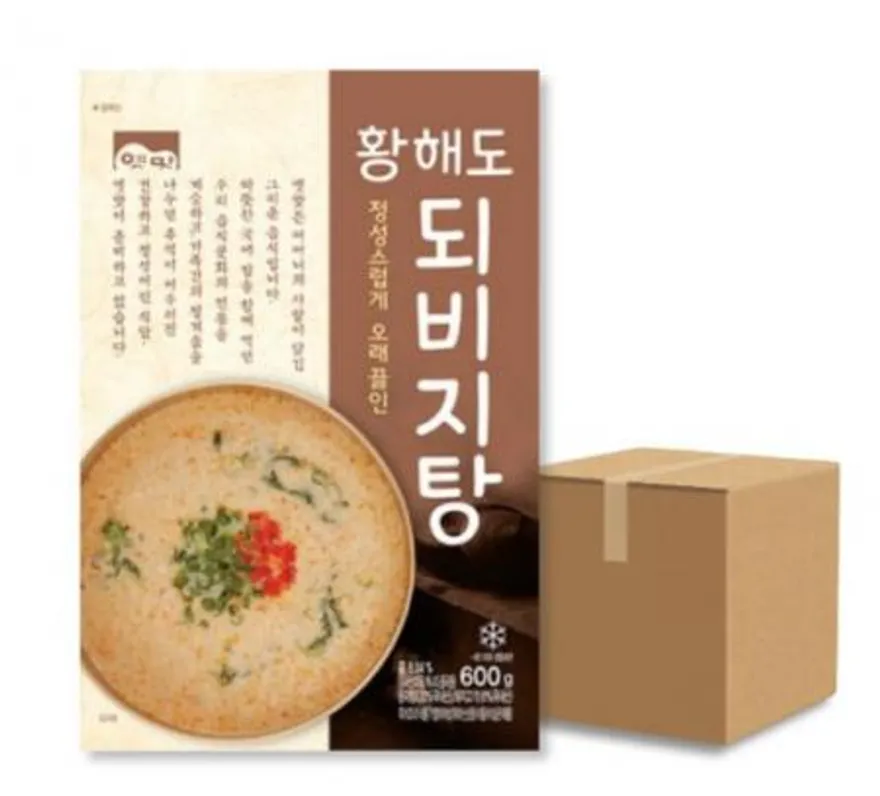 고향식품 옛맛 황해도되비지탕 600g 1박스 25개입 이미지