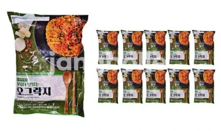  ❤️무료배송❤️ 반찬단지 오그락지 1kg 10개 1박스 식당용 업소용 오그락지무침 이미지