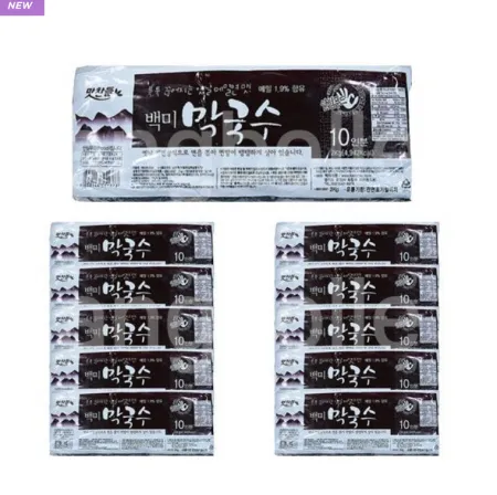 ❤️무료배송❤️ 맛찬들 백미식품 막국수 업소용 쟁반막국수 막국수사리 2kg 1박스 10개입