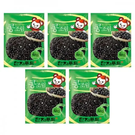 반찬단지 콩조림 4kg 5개 1박스 업소용 식당용 반찬가게 콩자반