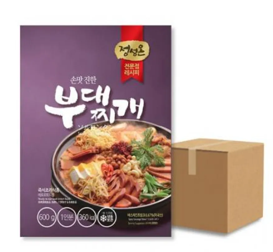 ❤️무료배송❤️ 초원식품 정성온 부대찌개 600g 1박스 25개입 이미지