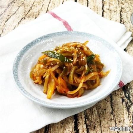 ❤️무료배송❤️ 반찬단지 짜사이무침 1kg 10개 1박스 중식집 반찬 짜샤이 짜차이 반찬단지