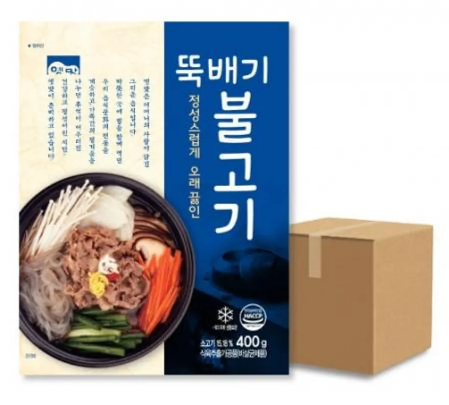 고향식품 옛맛 뚝배기불고기 400g 1박스 25개입 이미지