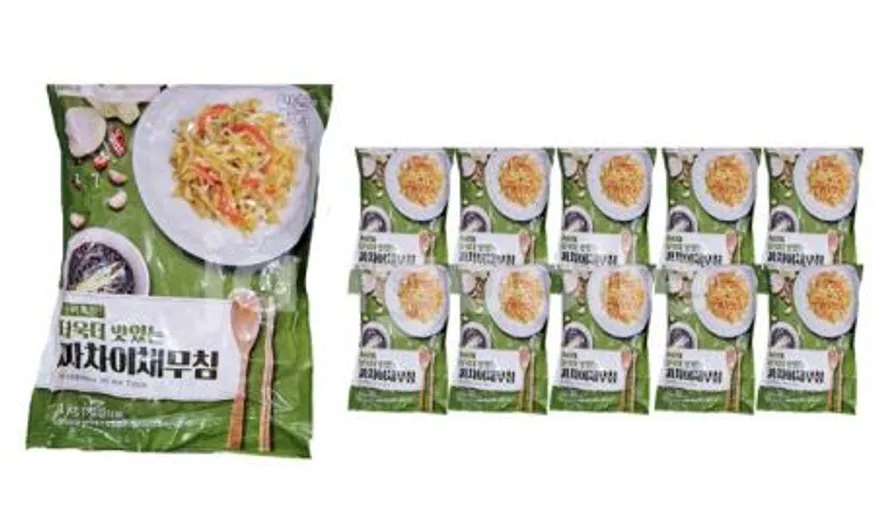 ❤️무료배송❤️ 반찬단지 짜사이무침 1kg 10개 1박스 중식집 반찬 짜샤이 짜차이 반찬단지 이미지