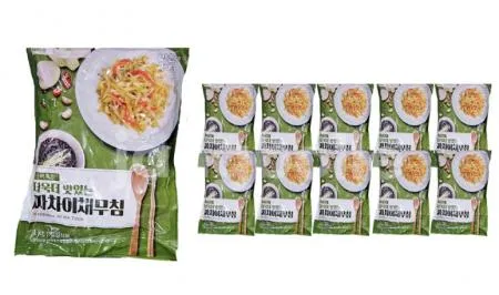 ❤️무료배송❤️ 반찬단지 짜사이무침 1kg 10개 1박스 중식집 반찬 짜샤이 짜차이 반찬단지 이미지