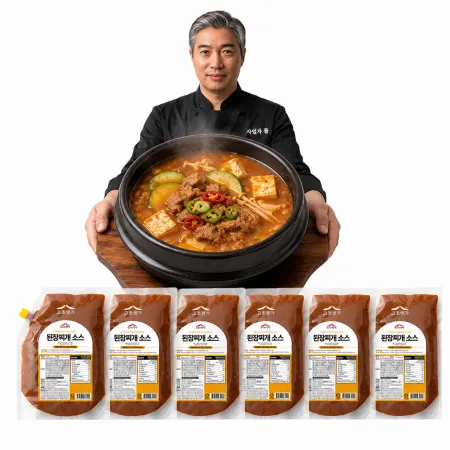 된장찌개소스 2kg 고추명가 된장찌개양념 대용량 업소용 이미지
