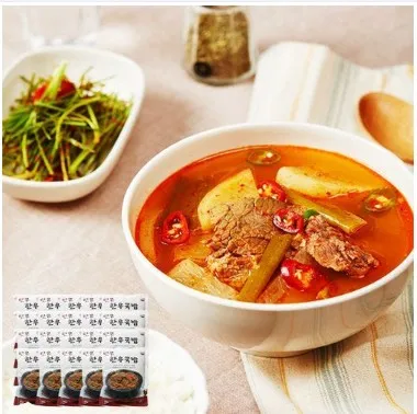 바르담 얼큰한 한우국밥 600g 1박스 20개입