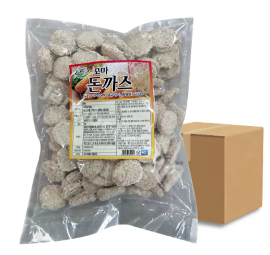 씨밀레 드림애 꼬마돈까스 1kg 1박스 10봉입 이미지