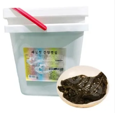 그린이에프앤에스 맛두레 매실청 간장깻잎 10kg 업소용 식당용 대용량 매실간장깻잎 상큼한