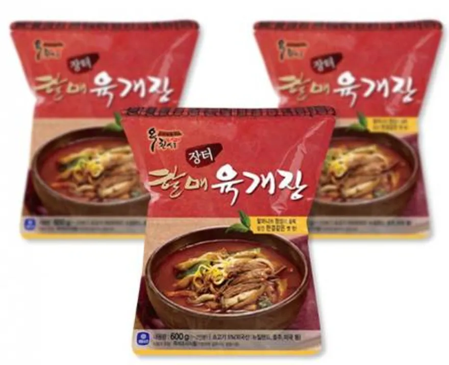옥천식품 장터할매 육개장 1박스 600g 25개입 이미지