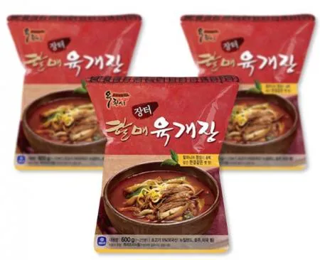 옥천식품 장터할매 육개장 1박스 600g 25개입 이미지