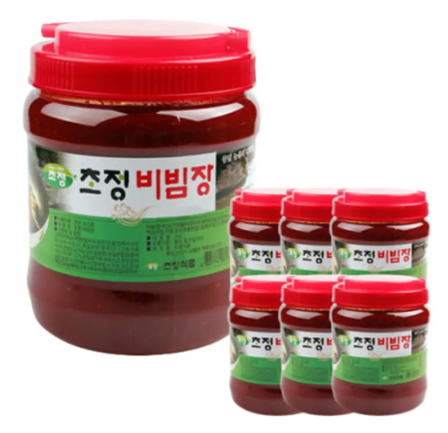 초정식품 비빔장 냉면비빔장 비빔양념장 2kg 1박스 6개입 이미지