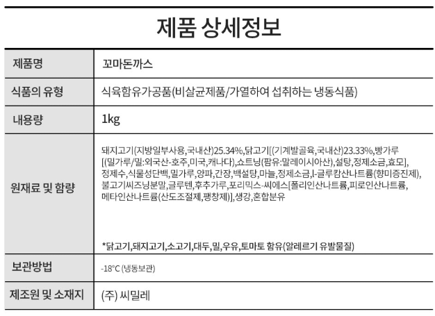 상품정보제공고시